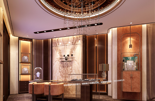 上海50平方高端珠宝店设计
