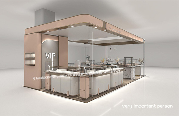 30平方时尚轻奢中岛珠宝店