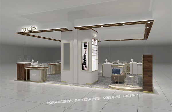 20平方Timetips珠宝专柜设计