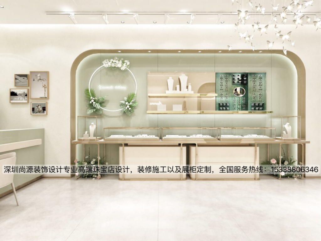 深圳奥萝拉珠宝店设计|清新风