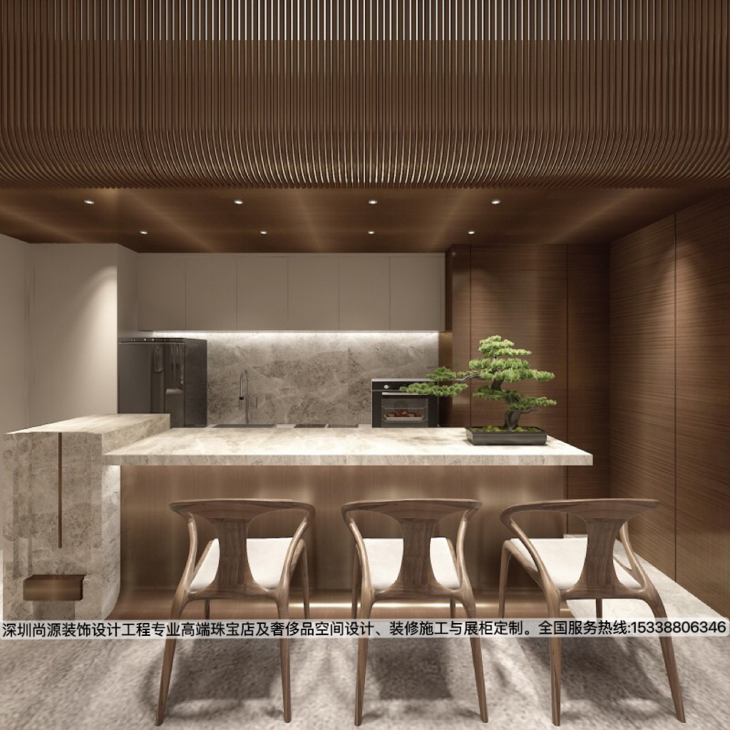 深圳水贝雅宝源珠宝店设计|新中式儒雅风