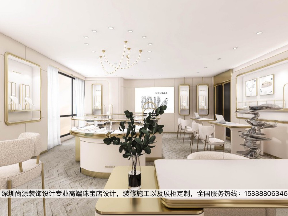 MONDIA珠宝店设计|清新明亮治愈风