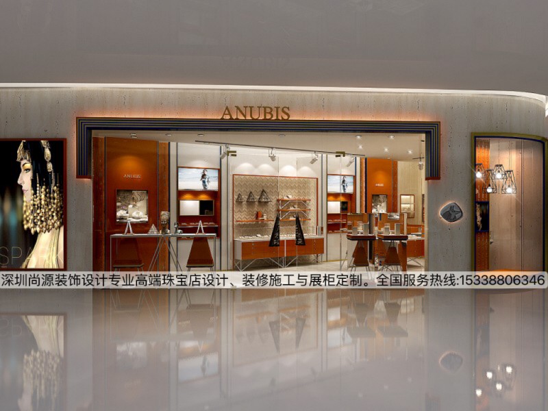 ANUBIS珠宝店设计|每一处都是埃及古文化